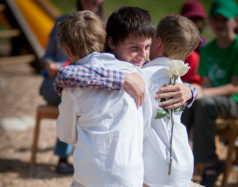 Last Day of School -White Rose Ceremony
